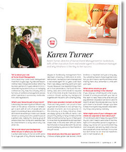 Karen Turner in Ignitemag